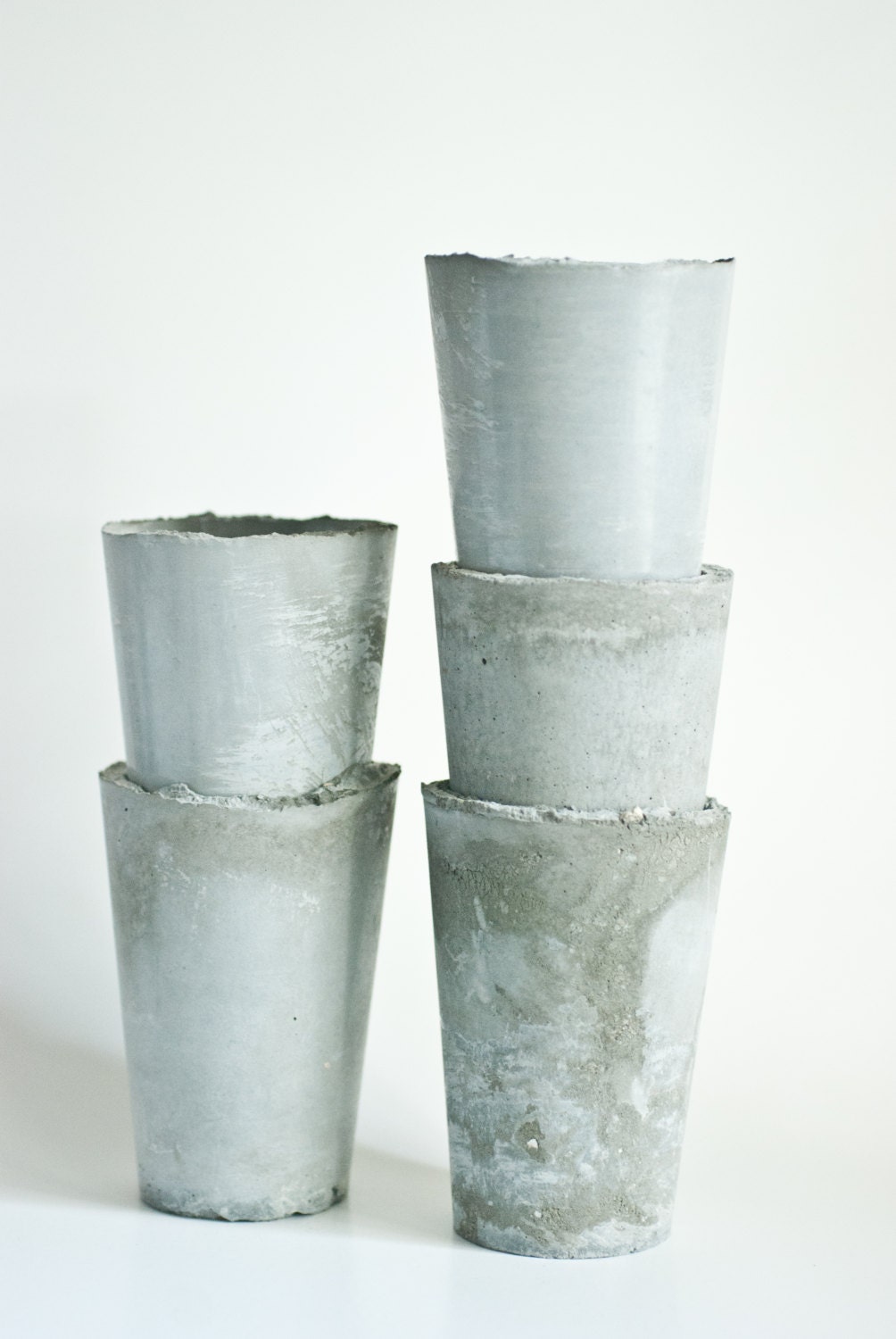 Hand Cast Concrete Cup / Vase