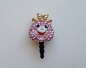Rhinestone Embellished Care Bear Dust Plug