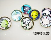 CUSTOM Kawaii Animal Adjustable Ring - Heart Fairytale Animal Jewelry - ReLove Plan.et