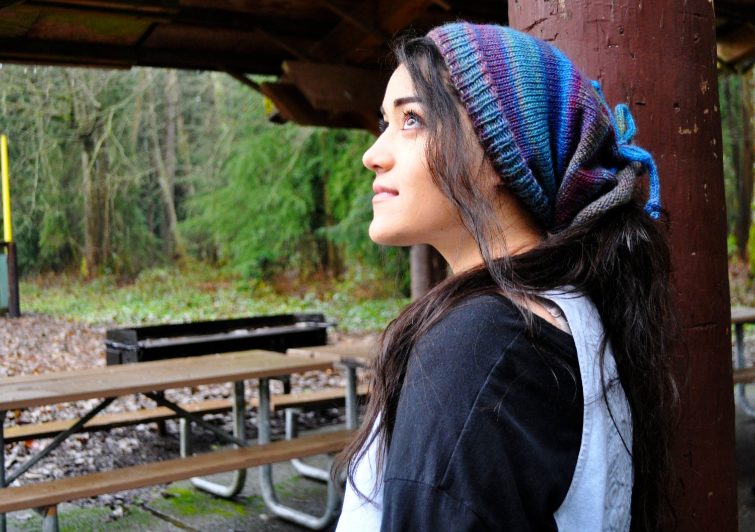 Aurora Shape-Shifter: Dread Hat Beanie Scarf