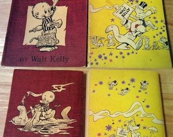 Pogo Comic Books Vintage Walt Kelly - Pogo and The Pogo Party