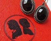 Antic - Black Silver Earrings