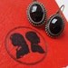 Antic - Black Silver Earrings