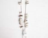 Gypsy Tides Necklace - Cowry Shells and Quartz Pendant