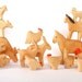 Animals of the farm, wooden Waldorf toys