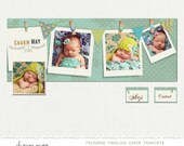 Facebook Timeline Cover - Facebook Timeline PSD Template - Photography, Newborn Photography Facebook - Customize Facebook Page