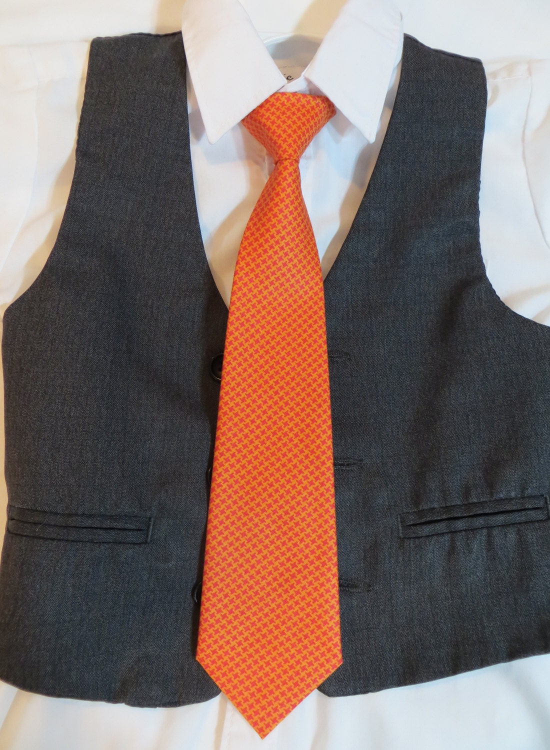 36 Neck Ties - Baby, Toddler & Boy Child (Adjustable) - Orange, Stripes, Damask, Paisley, Black, Green, Purple,  Blue