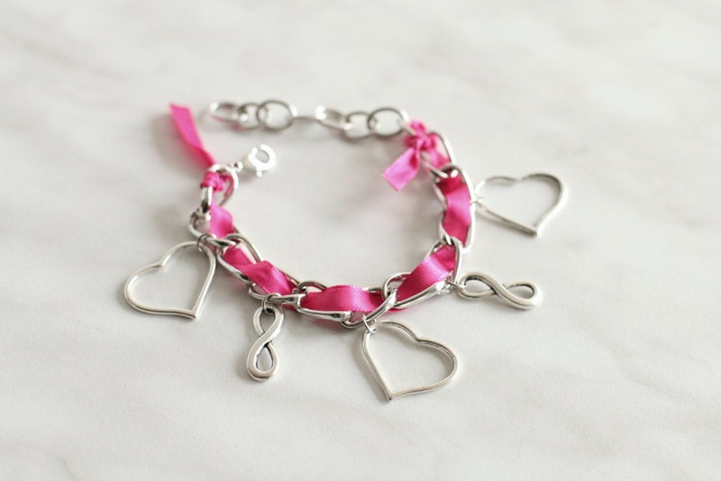 Infinity Love Charm Bracelet