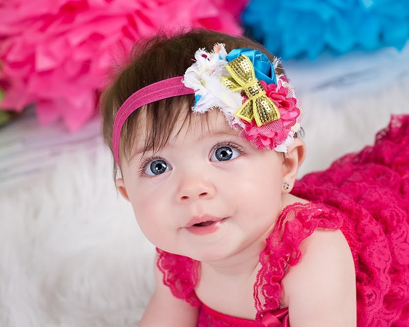 Baby Headband, Birthday Girl Headband, Colorful Headband, Baby girl Headband, newborn headband,