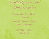 Luncheon Invitation