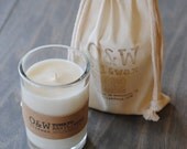 Oakmoss & Amber, Natural Soy Candle in Glass Tumbler, eco-friendly