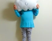 MR HAPPY CLOUD - White Cloud Pillow / Cushion Baby Nursery Kids Bedroom Home Decoration
