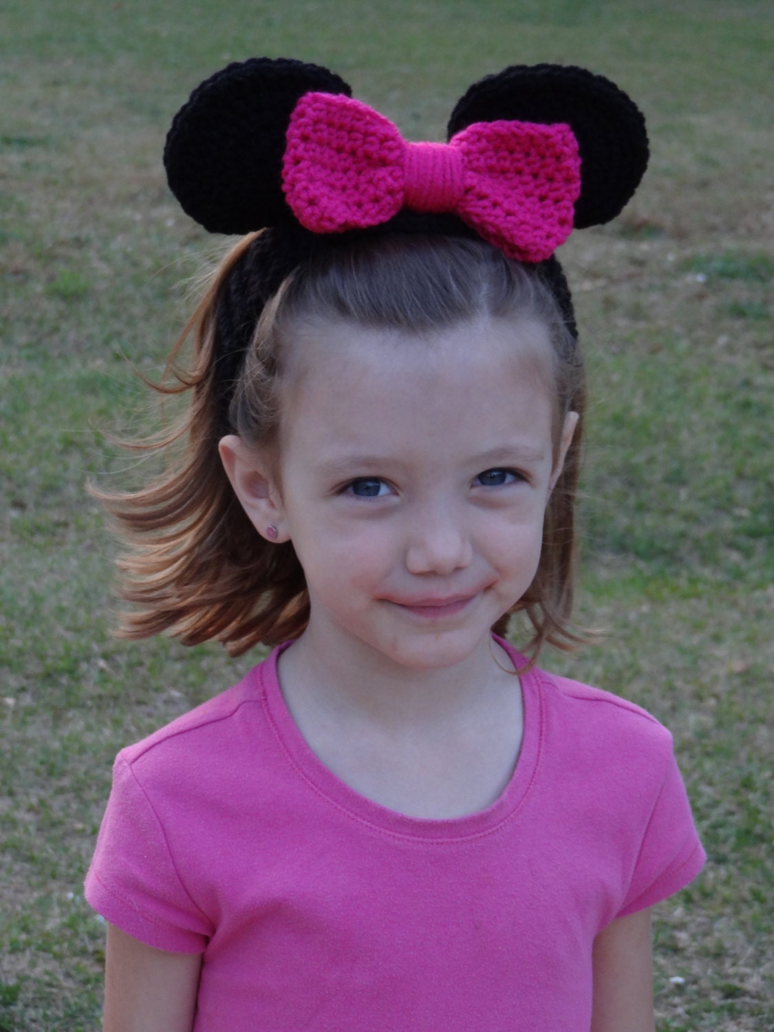 Minnie Mouse Ears Headband Costume - Girls Children Dress Up Pretend Play Accessory