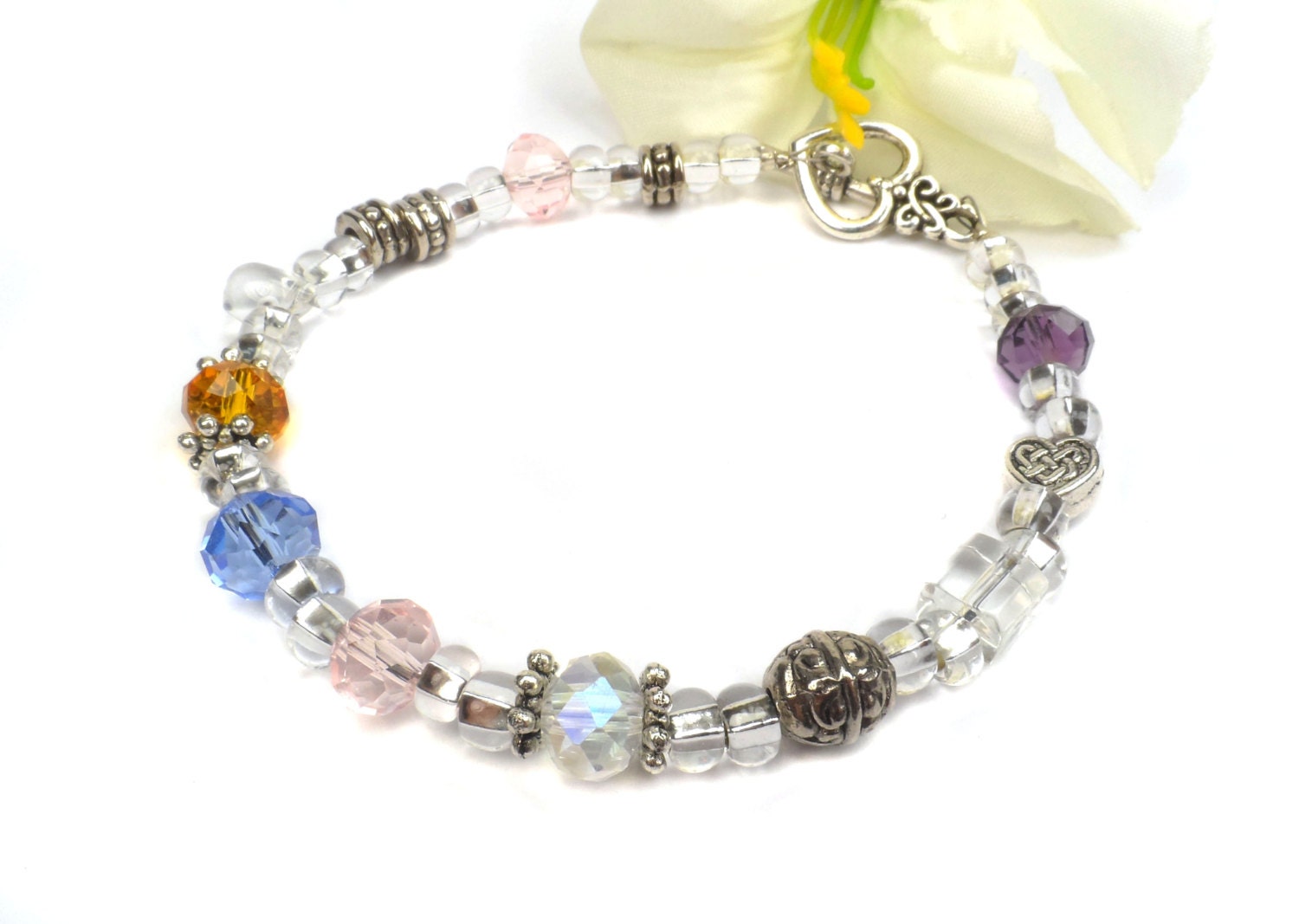 Gift Idea for Maid of Honor, Special Poem Bracelet, Wedding Party Jewelry -A