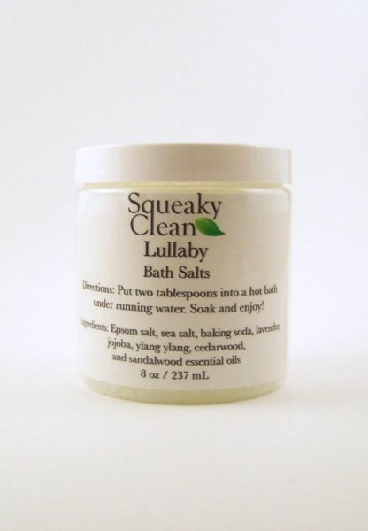 Relaxing Bath Salts - 8 oz - made with essential oils