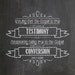 Converted Unto the Lord, Digital File INSTANT DOWNLOAD, Chalkboard Art