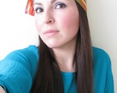 Hippie Boho Headband, Headwrap, Spring Fashion Headband, fabric tie headband, Bandana Style