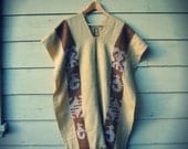 Vintage 1970's Fringe Poncho