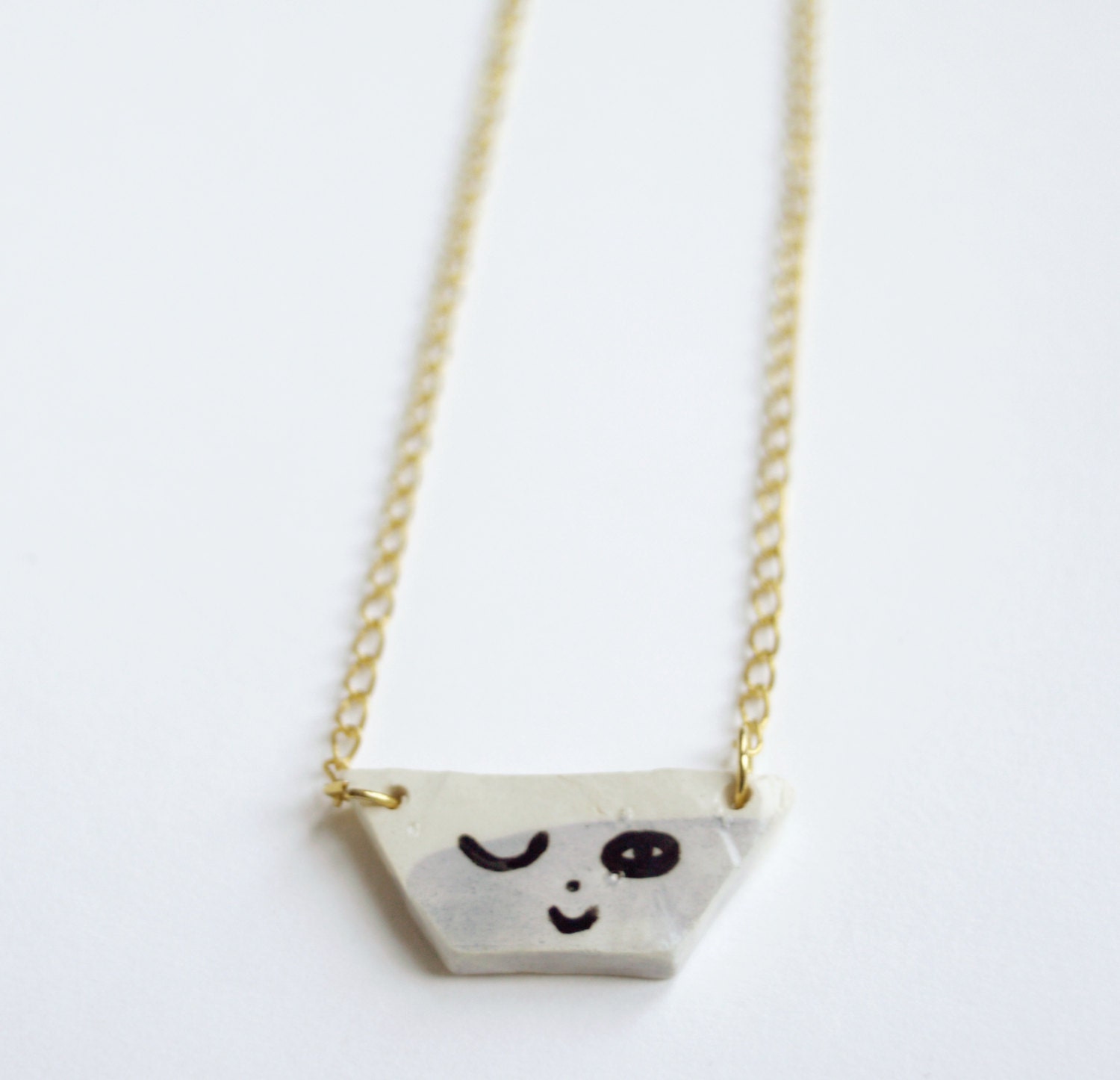 Funny Face Necklace
