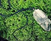mystic quartz crystal necklace