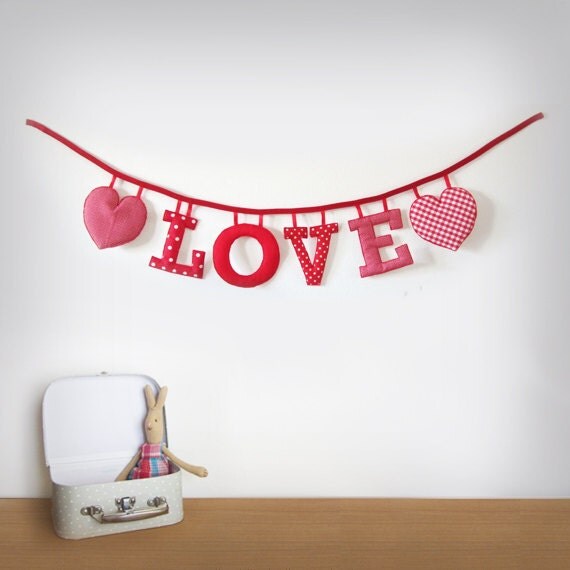 Handmade 'LOVE' Fabric Garland Il_570xn