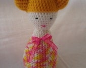 Japanese amigurumi soft doll, the blond version