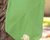 Appliqued Flannel Swaddle Blanket