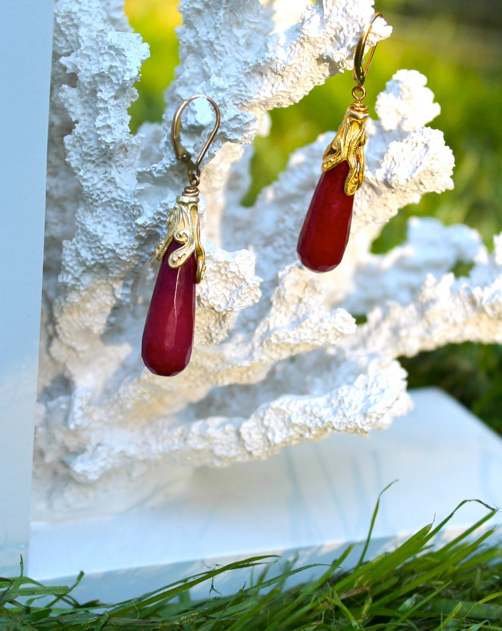 Melted Berry Earrings