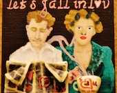 When She's Not Looking 3D Postcard Painting