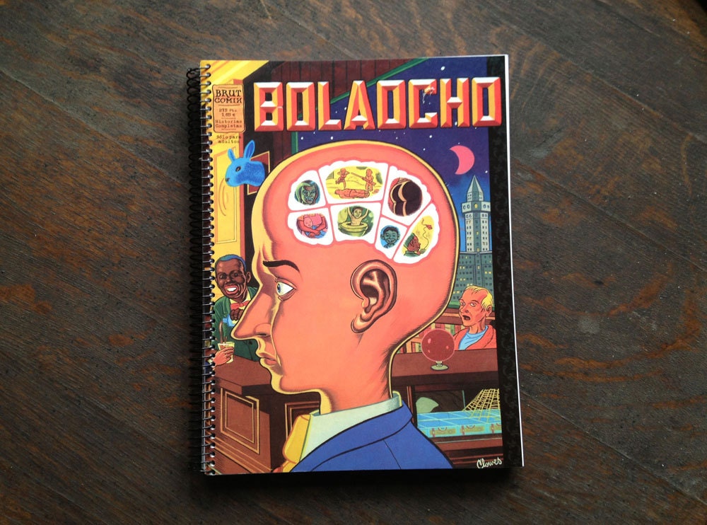 Daniel Clowes Bola Ocho no.6 Upcycled Comic Notebook