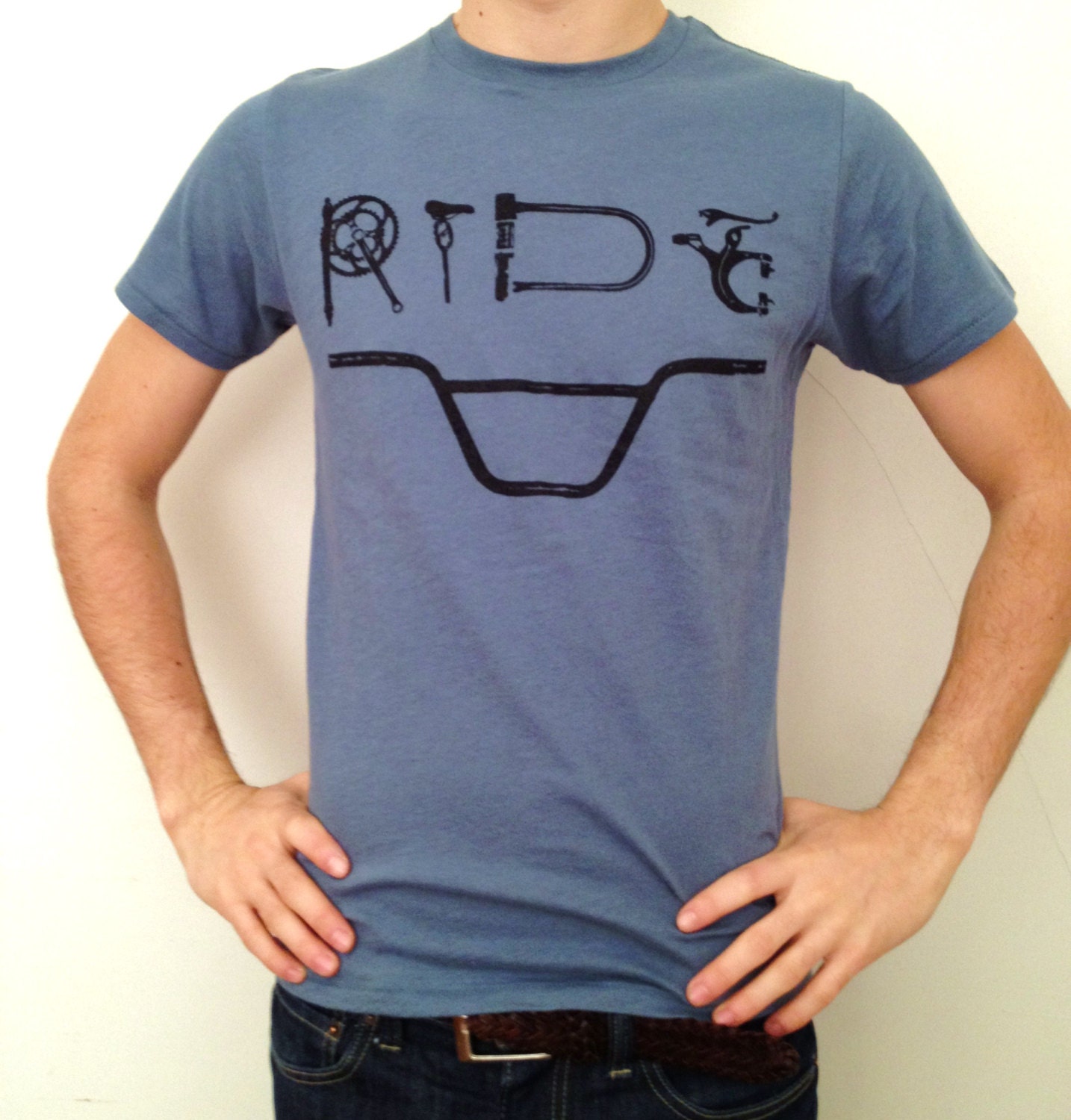 Ride Your Bike on Ocean / Organic Alternative Apparel / XS-XL / Half of Proceeds go to Charity