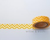 yellow chevron washi tape