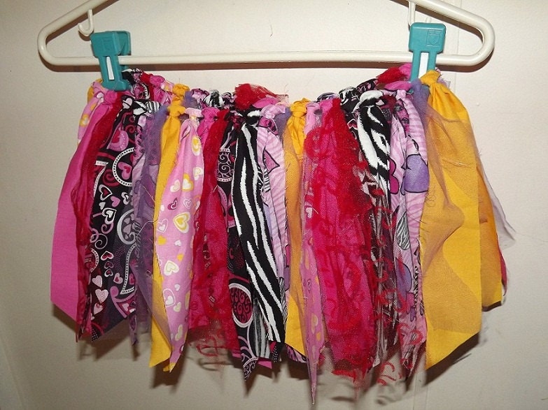 Valentines Scrappy Tutu