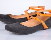 Strappy Ballet Flats - Women's Shoes - Any Colors - Any Size