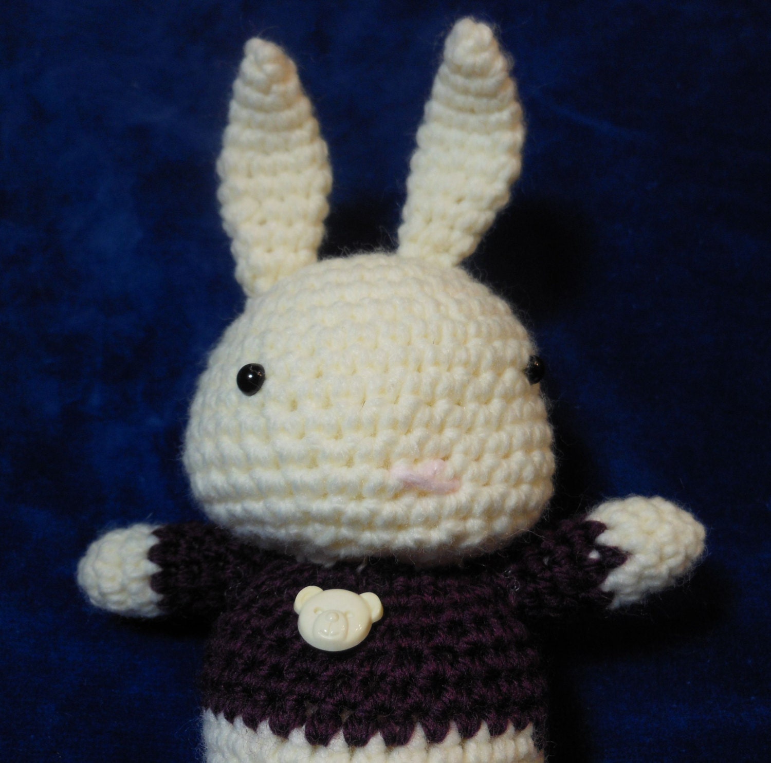Stuffed Bunny, Stuffed Animal, Soft Toy, Bunny, Rabbit, Crochet, Amigurumi, Knitting, Stuffed Teddy, Handmade.