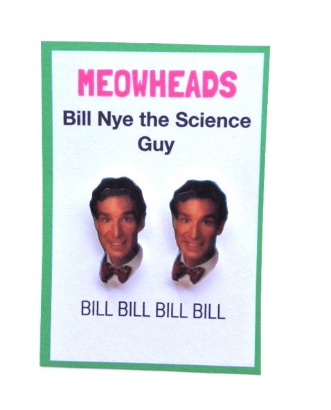 Bill Nye the Science Guy Stud Earrings