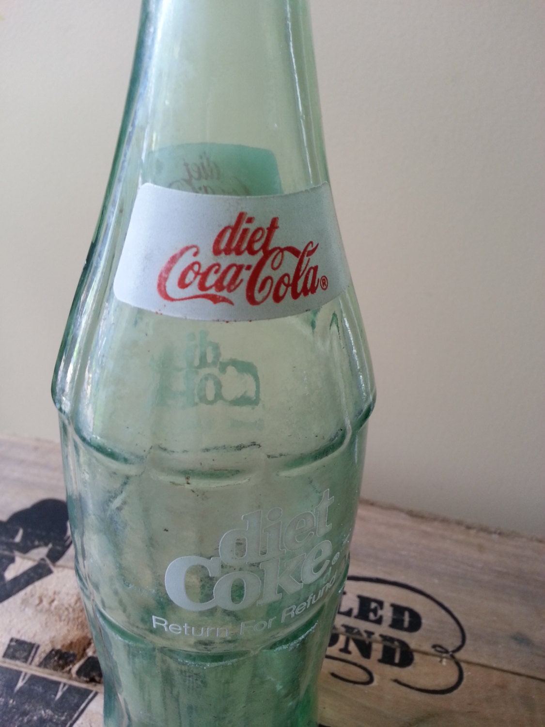 Vintage Diet Coke Glass Bottle