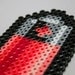 Pink Power Battery // Geeky Bead Sprite Icon Black and Pink // 5.5 X 2.5 Inch Design