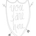 You are Here 8x10 Illustration Print
