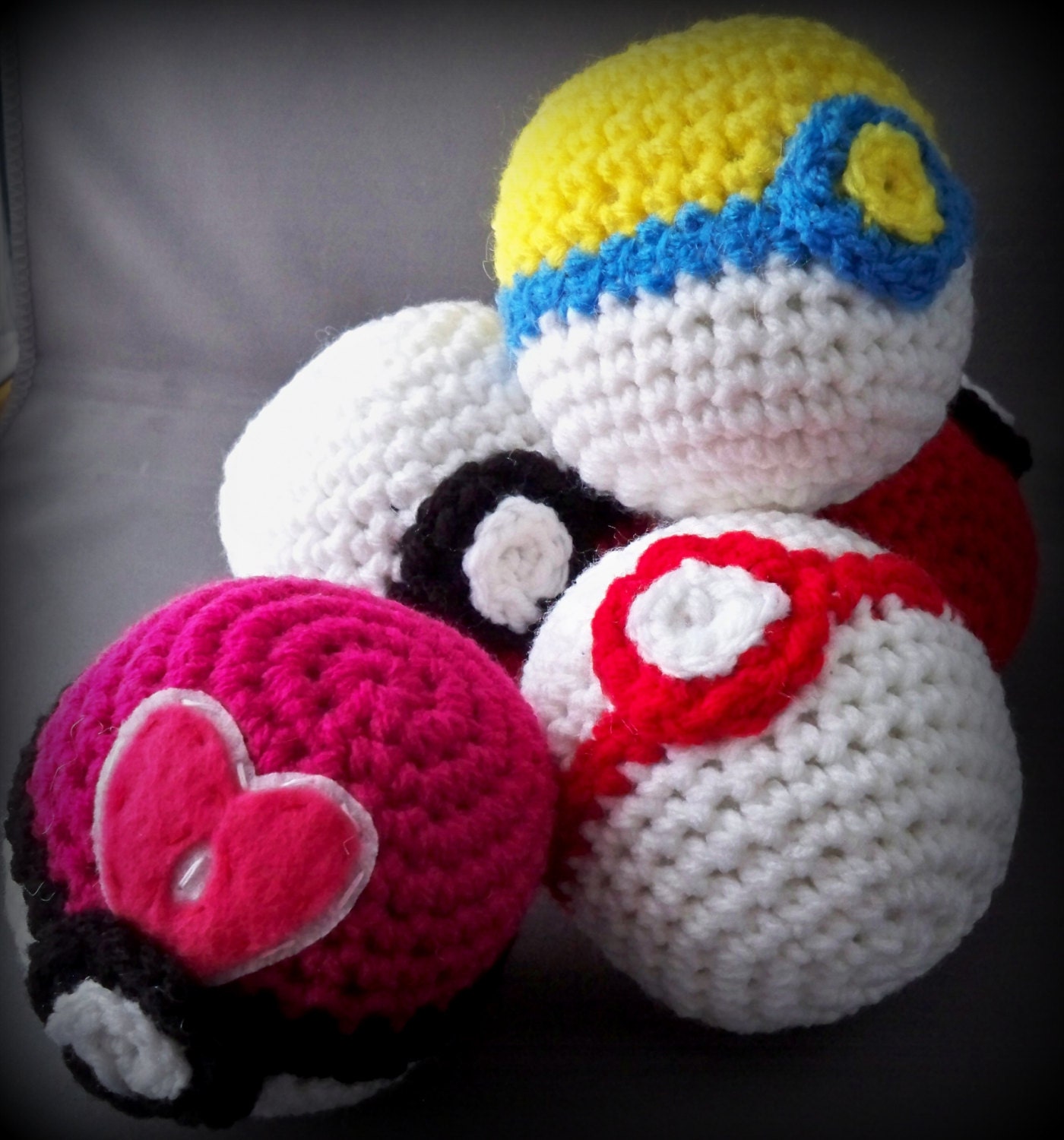POKEBALLS amigurumi Variety