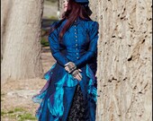 Luminous Peacock Queen Coatdress by Kambriel