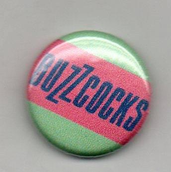 The Buzzcocks 1in pinback badge