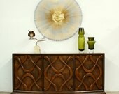 FREE SHIPPING Mid Century Modern Sculptural Credenza