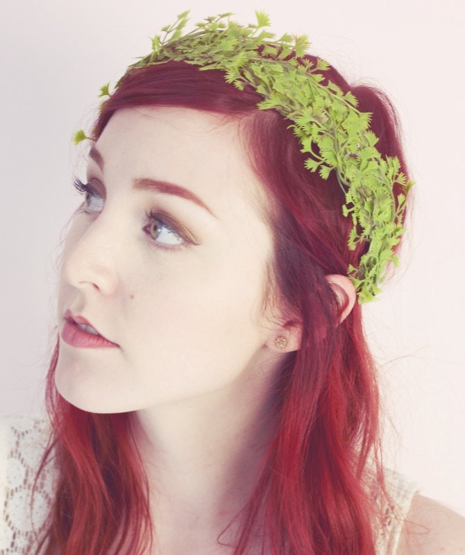 Woodland Moss Hair Crown