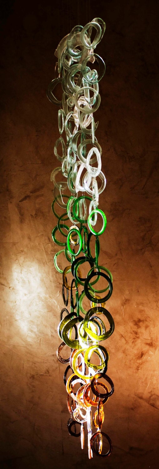 Glass installation Water and Earth