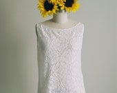Carolina Benoit - Lace Slanted Blouse - White