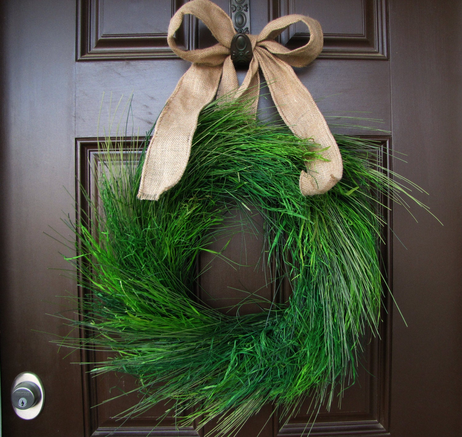 Beach Cottage Wreath, Sea Grass Wreath, Year Round Green Wreath, Summer Wreath