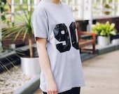 Number '90' Oversized T- Shirt