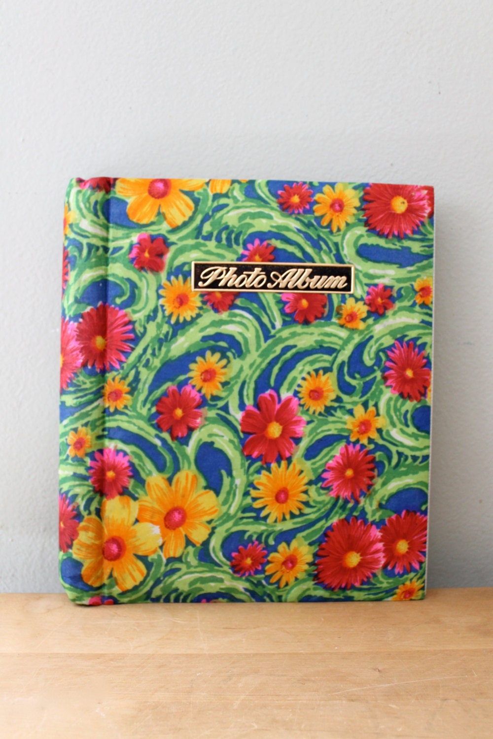 Flowery Vintage Photo Album