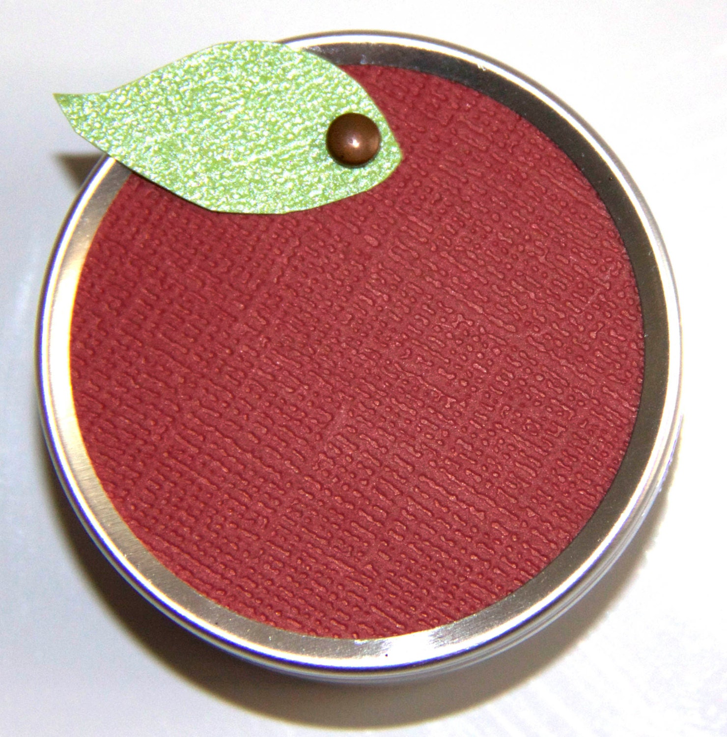 Set of 12 Apple Favor Tins in Linen Card Stock: for Teacher Appreciation Week/Day, Snow White Party Il_170x135